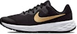 (JR) Nike Revolution 6 'Hitam Emas Metalik' DD1096-002