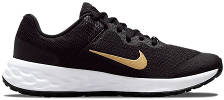 (JR) Nike Revolution 6 'Hitam Emas Metalik' DD1096-002 Order (JR) Nike Revolution 6 'Hitam Emas Metalik' DD1096-002