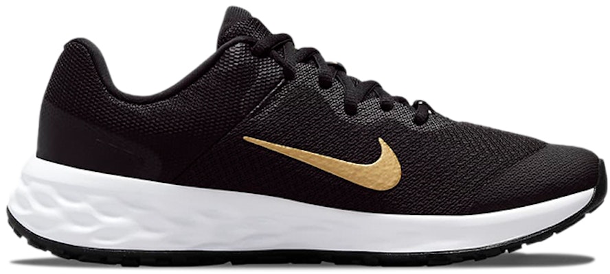 (JR) Nike Revolution 6 'Hitam Emas Metalik' DD1096-002 Order (JR) Nike Revolution 6 'Hitam Emas Metalik' DD1096-002