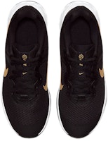 (JR) Nike Revolution 6 'Hitam Emas Metalik' DD1096-002 Shop (JR) Nike Revolution 6 'Hitam Emas Metalik' DD1096-002