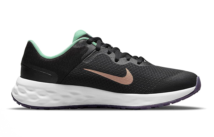 (Youth) Nike Revolution 6 'Black Mint Foam' 圖 2