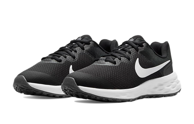 Shop (JR) Nike Revolution 6 'Hitam Putih' DD1096-003