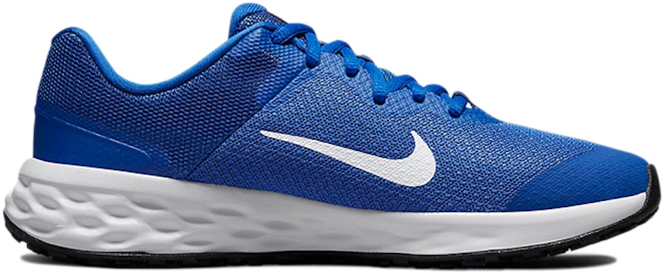 Nike Revolution 6 (GS) 舒適透氣 低幫休閒跑步鞋 藍白色 可回收材料 Order Nike Revolution 6 (GS) 舒適透氣 低幫休閒跑步鞋 藍白色 可回收材料