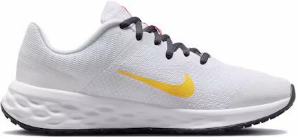 Order 大童 Nike REVOLUTION 6 GS 防滑耐磨 低筒 兒童跑步鞋 白