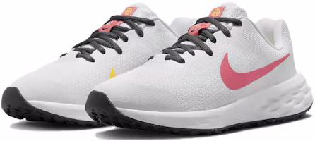 Lookbook 大童 Nike REVOLUTION 6 GS 防滑耐磨 低筒 兒童跑步鞋 白