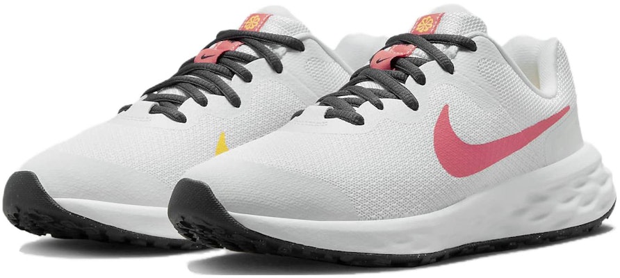 (JR) Kasut Larian Jalan Nike Revolution 6 'White Gridiron Orange Sea Coral' DD1096-101 Lookbook (JR) Kasut Larian Jalan Nike Revolution 6 'White Gridiron Orange Sea Coral' DD1096-101