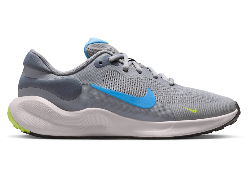 Buy (JR) 나이키 레볼루션 7 시멘트 그레이 라이트 카본 볼트 유니버시티 블루 FB7689-009