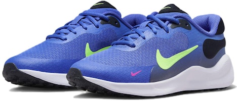 (JR) 나이키 레볼루션 7 "울트라마린 라임 블라스트" FB7689-500 Lookbook (JR) 나이키 레볼루션 7 "울트라마린 라임 블라스트" FB7689-500