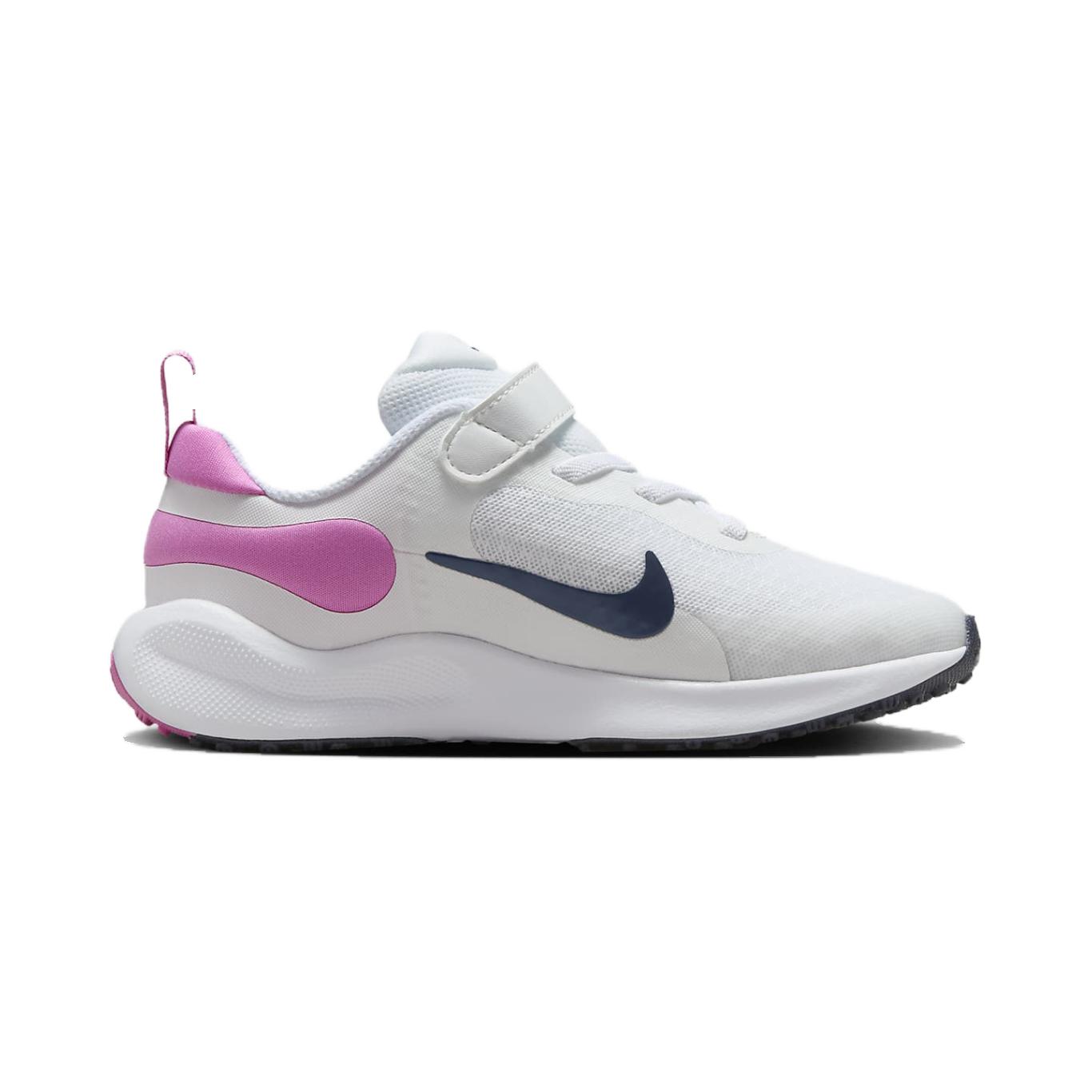 Lookbook (JR) Nike Revolution 7 ''Putih Playful Pink Navy'' FB7690-103