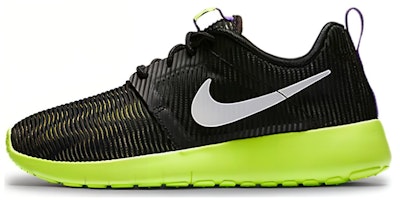 (Youth) Nike Roshe One Flight Weight 'Black Ghost Green' 705486-003 (Youth) Nike Roshe One Flight Weight 'Black Ghost Green' 705486-003