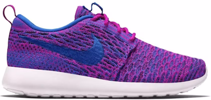 (Youth) Nike Roshe Run Flyknit Fuschia 704927-501 (Youth) Nike Roshe Run Flyknit Fuschia 704927-501