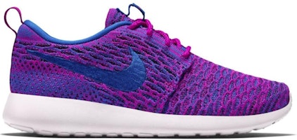 (Youth) Nike Roshe Run Flyknit Fuschia 704927-501 (Youth) Nike Roshe Run Flyknit Fuschia 704927-501