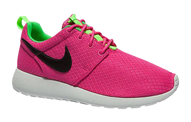 Lookbook 耐吉 Roshe Run (GS) 低筒路跑鞋 粉綠色