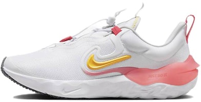 (Youth) Nike Run Flow 'White Pink Yellow' DR0472-100 (Youth) Nike Run Flow 'White Pink Yellow' DR0472-100
