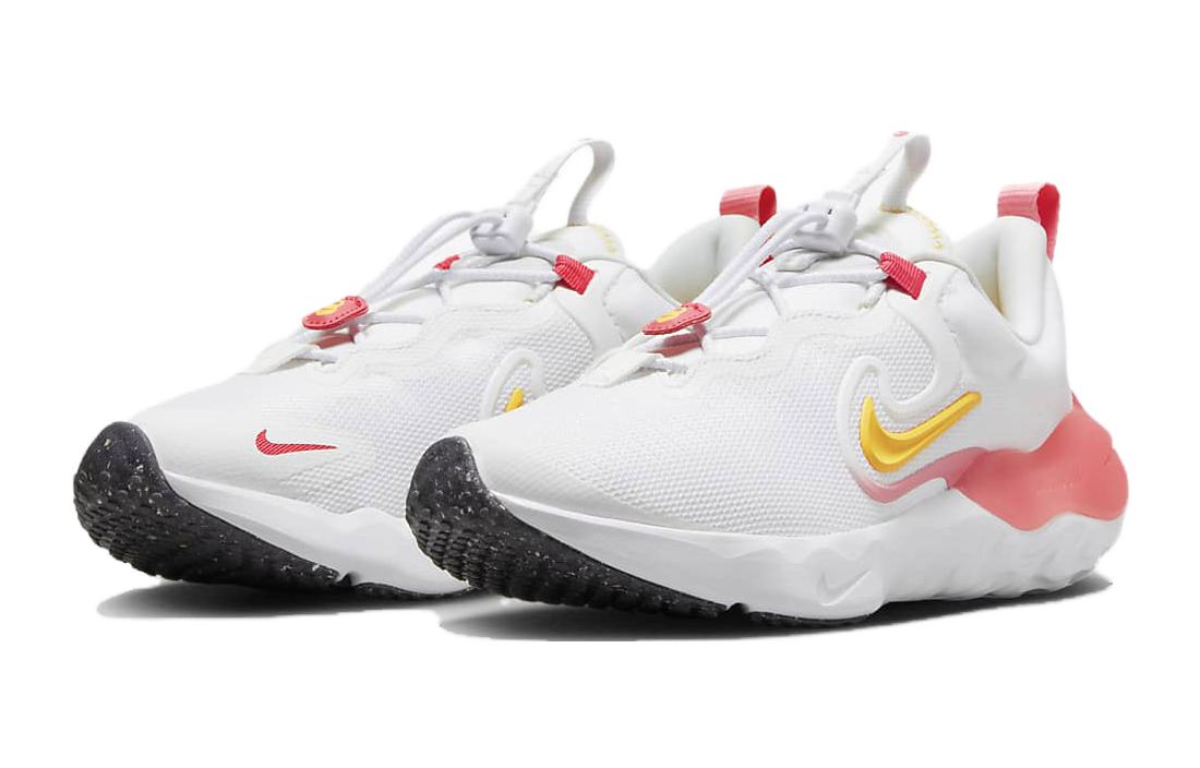 Lookbook (JR) Nike Run Flow ''Weiß Pink Gelb'' DR0472-100