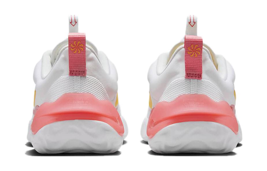 Purchase (JR) Nike Run Flow ''Weiß Pink Gelb'' DR0472-100