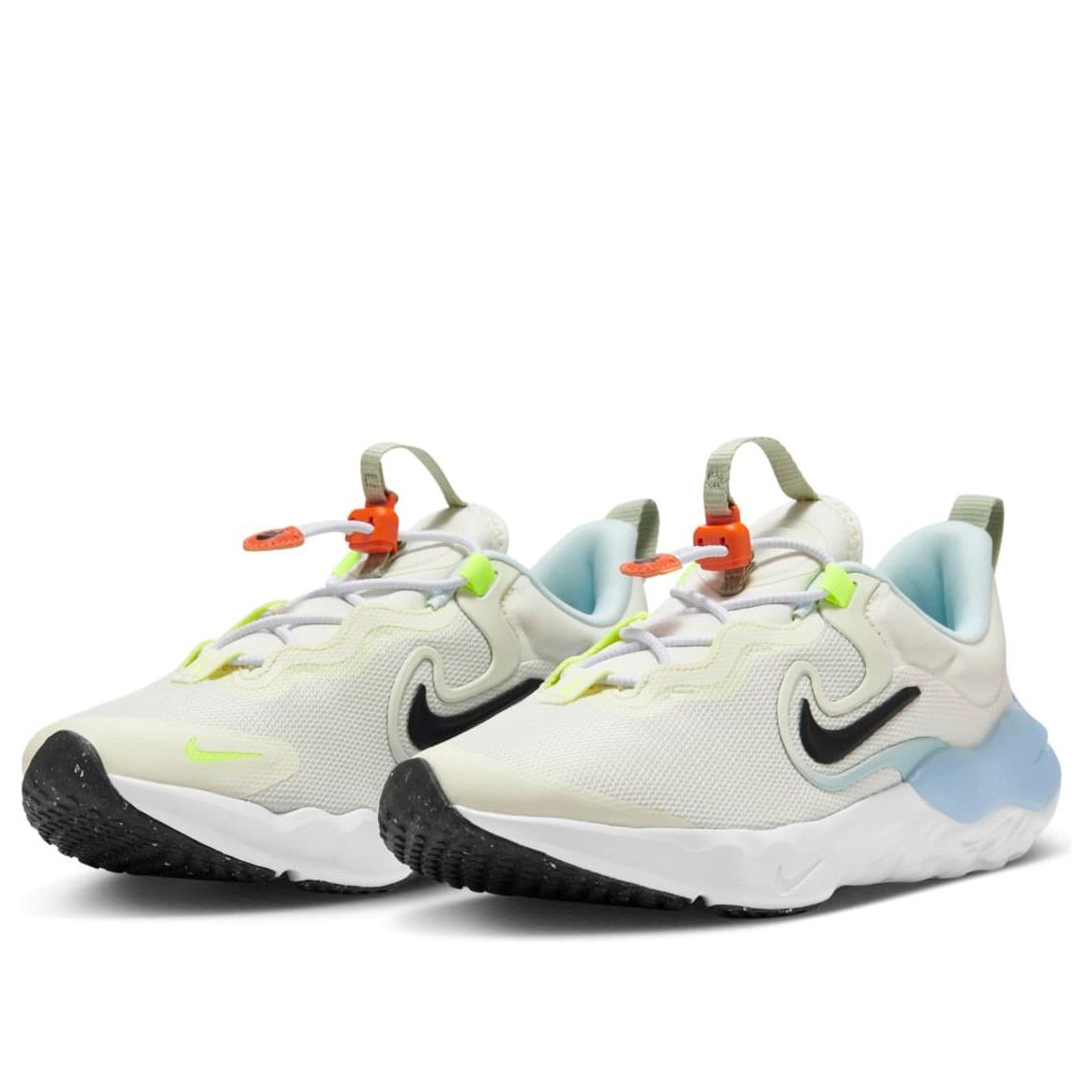 Order (JR) Nike Run Flow SE 'Putih Hitam Glacier Biru' HV1803-101