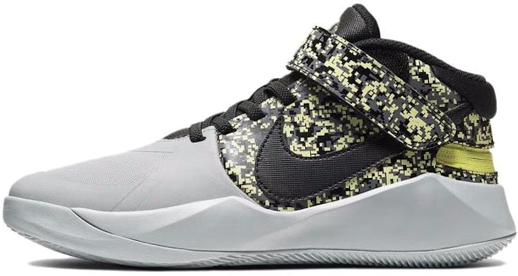 (Youth) Nike Team Hustle 'Grey Oreo Yellow' CU1519-001 Buy (Youth) Nike Team Hustle 'Grey Oreo Yellow' CU1519-001