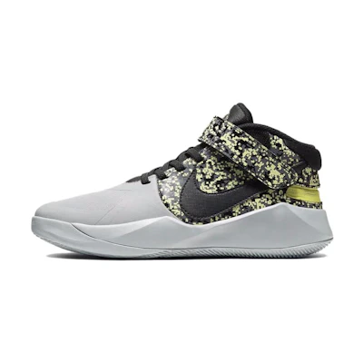(Youth) Nike Team Hustle 'Grey Oreo Yellow'