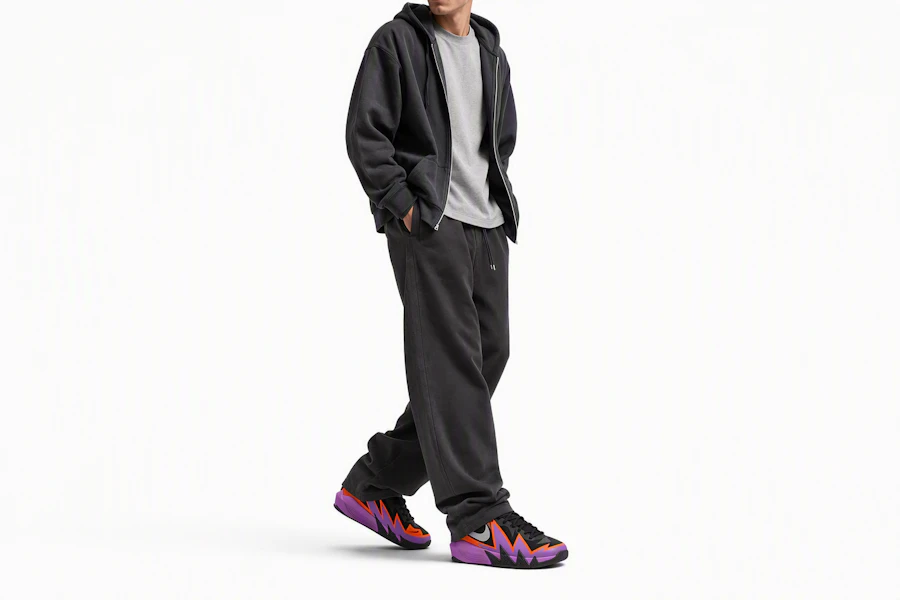 耐克 S.T. Dynamite 黑色/亮紫色/橙色/金属银 IH2308-003 Order 耐克 S.T. Dynamite 黑色/亮紫色/橙色/金属银 IH2308-003