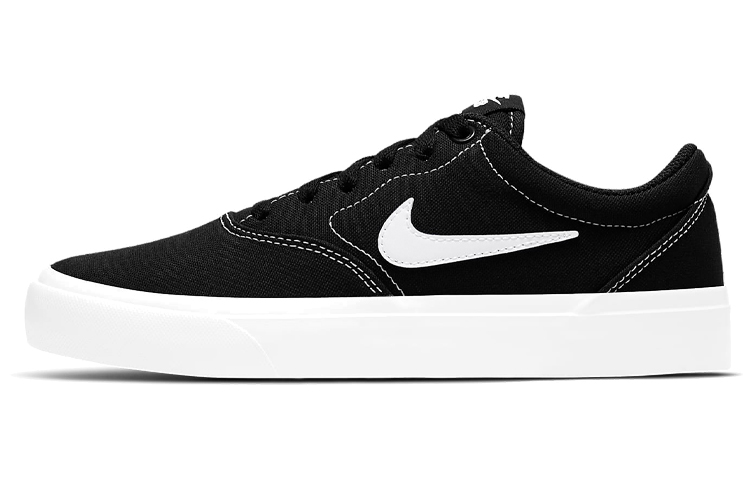 (Youth) Nike SB Skateboard Charge Canvas 'Black White' CQ0260-001