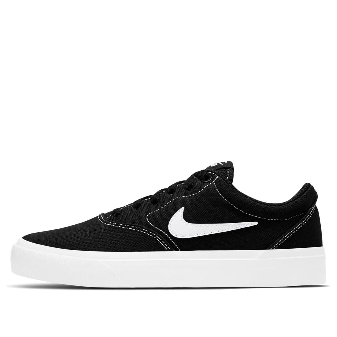 (Youth) Nike SB Skateboard Charge Canvas 'Black White' CQ0260-001