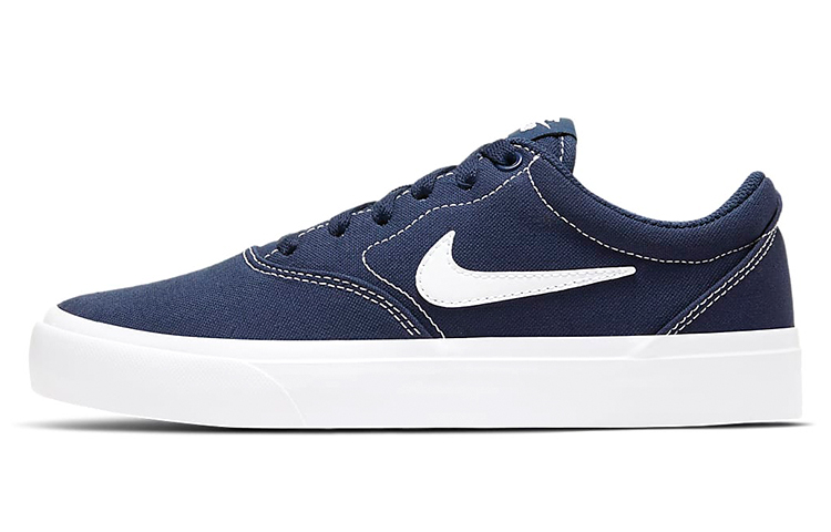 (Youth) Nike SB Skateboard Charge Canvas 'Blueblack White' CQ0260-400