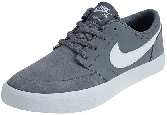 (Youth) Nike SB Skateboard Portmore 2 'Gray White' 905208-003 Lookbook (Youth) Nike SB Skateboard Portmore 2 'Gray White' 905208-003
