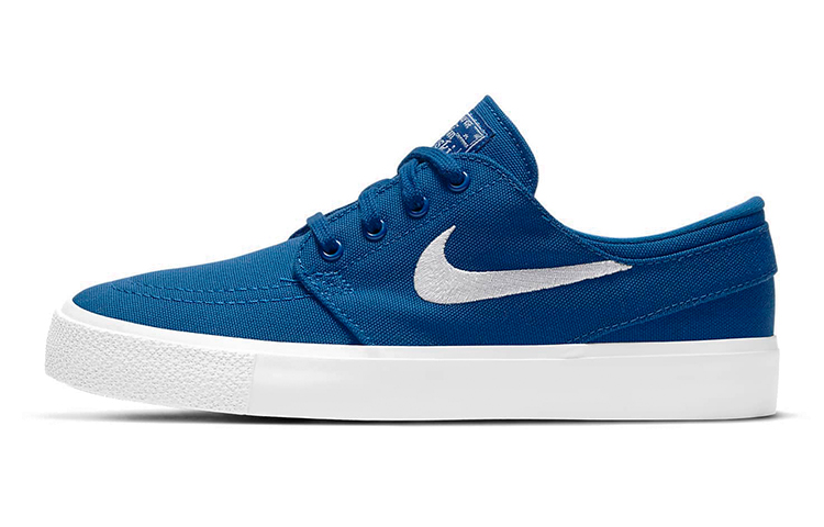 (Youth) Nike SB Skateboard Zoom Stefan Janoski Canvas 'Blue White' 654861-406