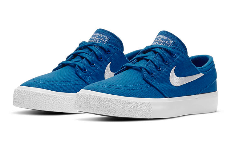 Lookbook (JR) Nike SB Zoom Stefan Janoski Canvas ''Blu Bianco'' Scarpe da Skateboard 654861-406