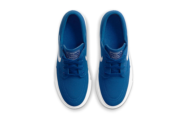 Shop (JR) Nike SB Zoom Stefan Janoski Canvas ''Blu Bianco'' Scarpe da Skateboard 654861-406