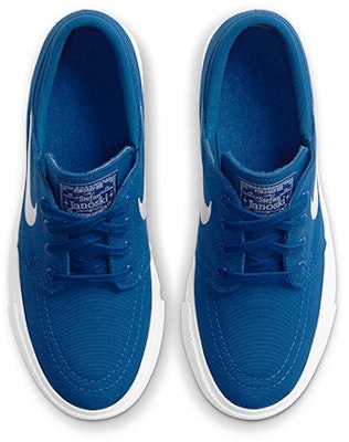 (JR) Nike SB Skateboard Zoom Stefan Janoski Canvas 'Biru Putih' 654861-406 Shop (JR) Nike SB Skateboard Zoom Stefan Janoski Canvas 'Biru Putih' 654861-406