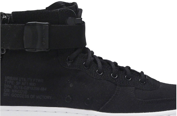 (JR) Nike SF Air Force 1 Mid 'Hitam' AJ0424-004 Order (JR) Nike SF Air Force 1 Mid 'Hitam' AJ0424-004