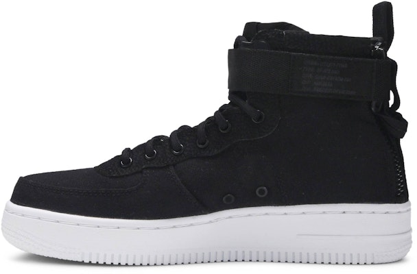 (JR) Nike SF Air Force 1 Mid 'Hitam' AJ0424-004 Lookbook (JR) Nike SF Air Force 1 Mid 'Hitam' AJ0424-004