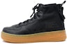 Buy Nike Air Force 1 Mid 中筒 板鞋 GS 黑生膠