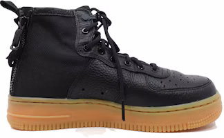 Order (JR) 耐克 SF 空军1中帮 '黑色生胶' AJ0424-001