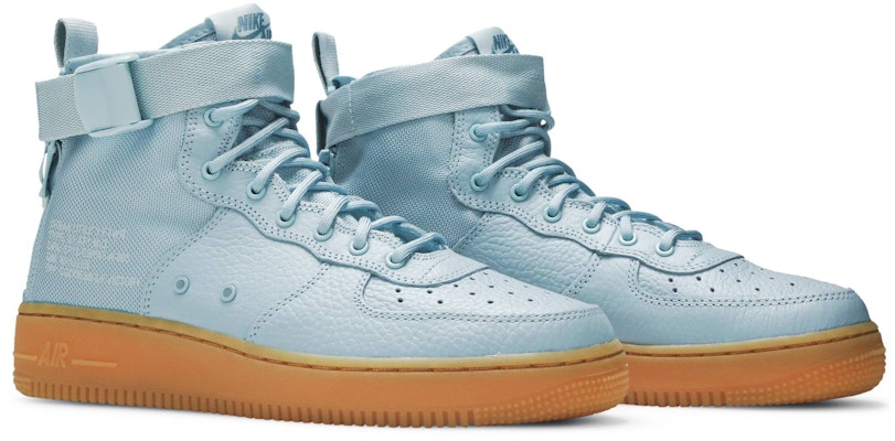 Nike Air Force 1 Mid SF 中筒 板鞋 GS 淺藍 Cheap Nike Air Force 1 Mid SF 中筒 板鞋 GS 淺藍
