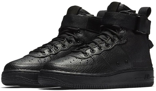 (JR) 나이키 SF 에어포스 1 미드 '트리플 블랙' AJ0424-003 Lookbook (JR) 나이키 SF 에어포스 1 미드 '트리플 블랙' AJ0424-003