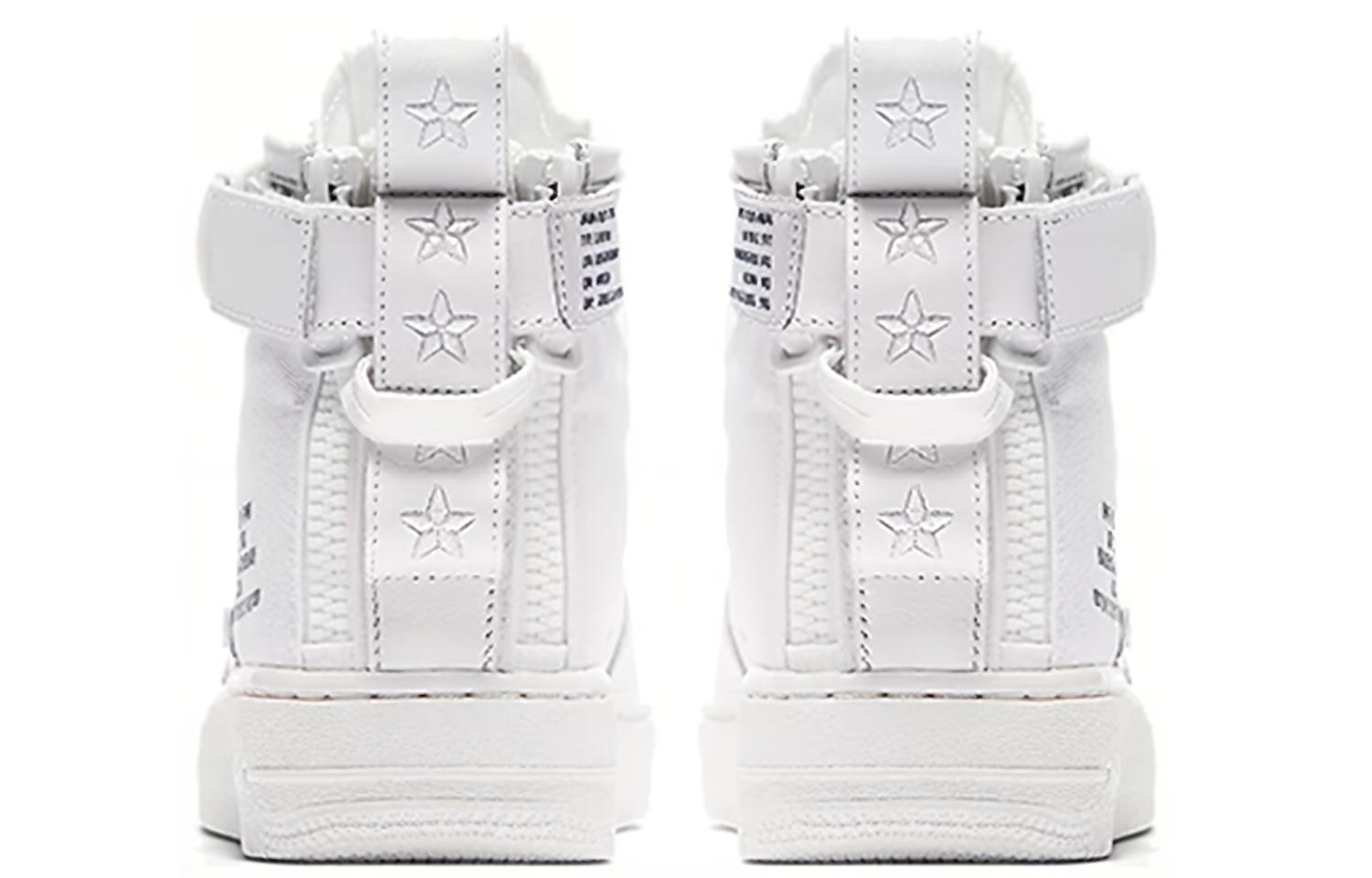 (Youth) Nike SF Air Force 1 Mid QS 'Triple White' 圖 4