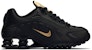 (JR) Nike Shox R4 'Hitam Emas Metalik' BQ4000-004