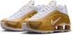 (Youth) Nike Shox R4 'Metallic Gold' CW2626-700