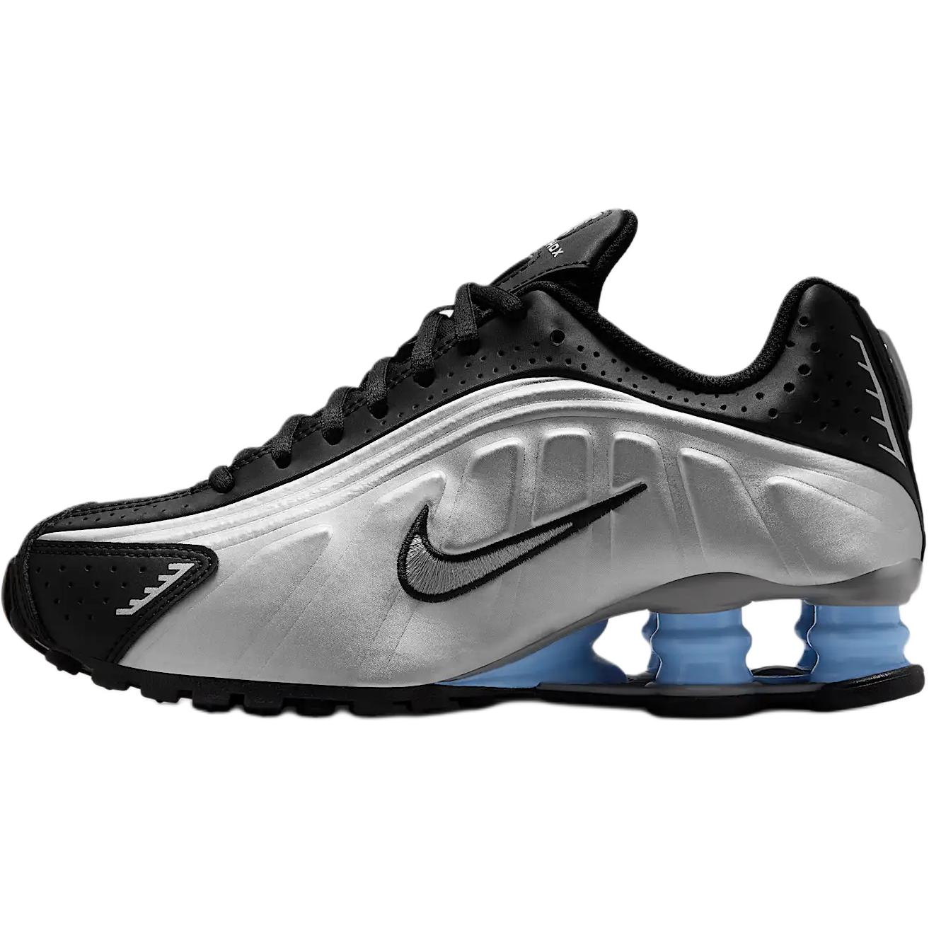 Buy (JR) Nike Shox R4 Perak Hitam Biru Psychic CW2626-004
