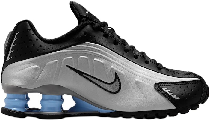 (JR) Nike Shox R4 Metalik Silver Hitam Biru Mistik CW2626-004 Order (JR) Nike Shox R4 Metalik Silver Hitam Biru Mistik CW2626-004