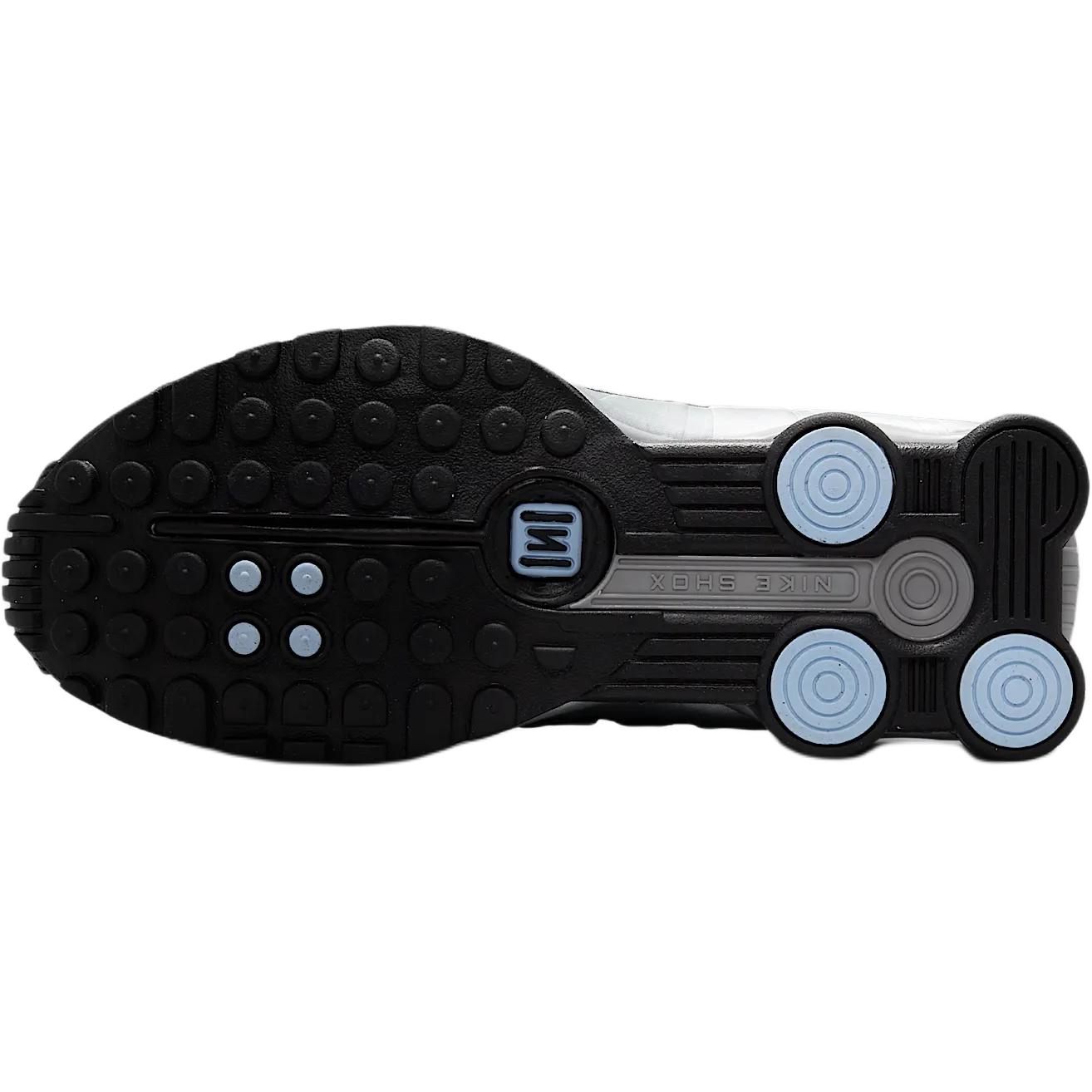 Shop (JR) Nike Shox R4 Perak Hitam Biru Psychic CW2626-004