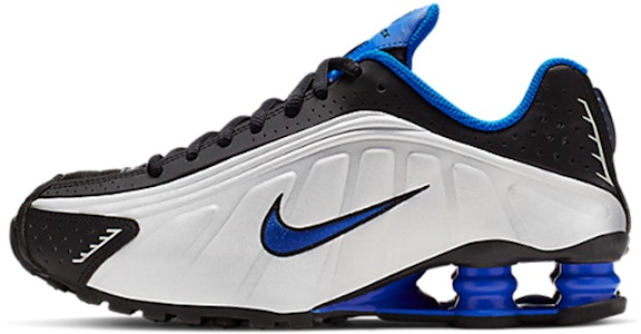 (JR) Nike Shox R4 'Plata Metálica Azul Racer' BQ4000-002 Buy (JR) Nike Shox R4 'Plata Metálica Azul Racer' BQ4000-002
