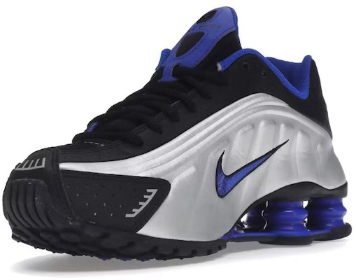 (JR) Nike Shox R4 'Perak Metalik Biru Balap' BQ4000-002 Lookbook (JR) Nike Shox R4 'Perak Metalik Biru Balap' BQ4000-002