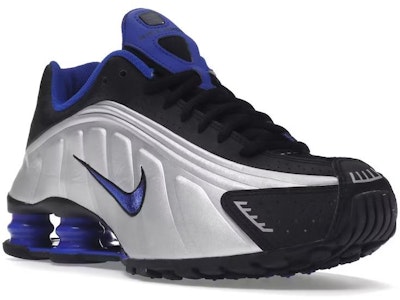 (JR) Nike Shox R4 'Plata Metálica Azul Racer' BQ4000-002 Shop (JR) Nike Shox R4 'Plata Metálica Azul Racer' BQ4000-002