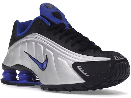 (JR) Nike Shox R4 'Perak Metalik Biru Balap' BQ4000-002 Shop (JR) Nike Shox R4 'Perak Metalik Biru Balap' BQ4000-002