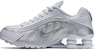 (JR) Nike Shox R4 'Putih Perak Metalik' BQ4000-100