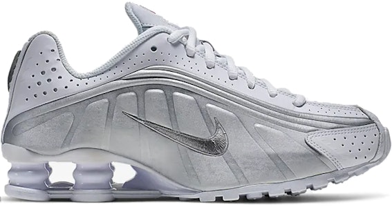 (JR) Nike Shox R4 'Putih Perak Metalik' BQ4000-100 Order (JR) Nike Shox R4 'Putih Perak Metalik' BQ4000-100